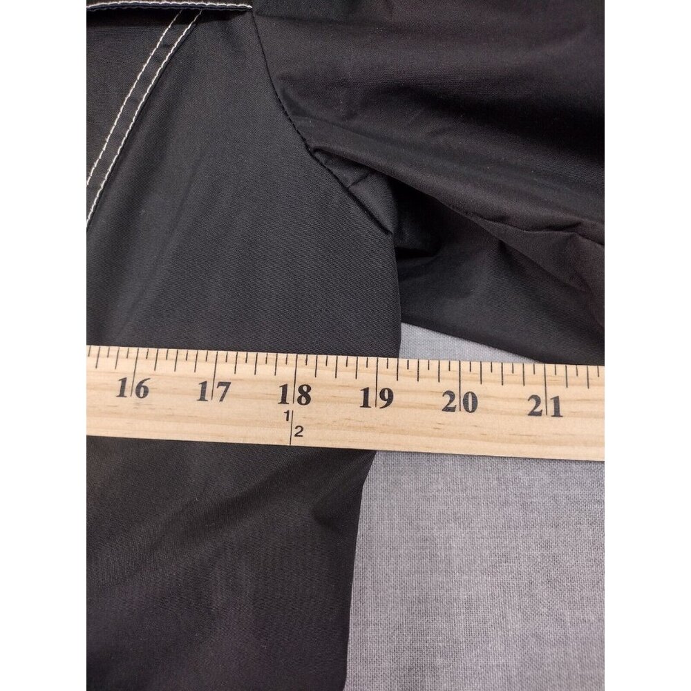 Jaclyn Smith Women's Black Medium Button White Contrast Stitching Jacket M USED - Picture 3 of 7
